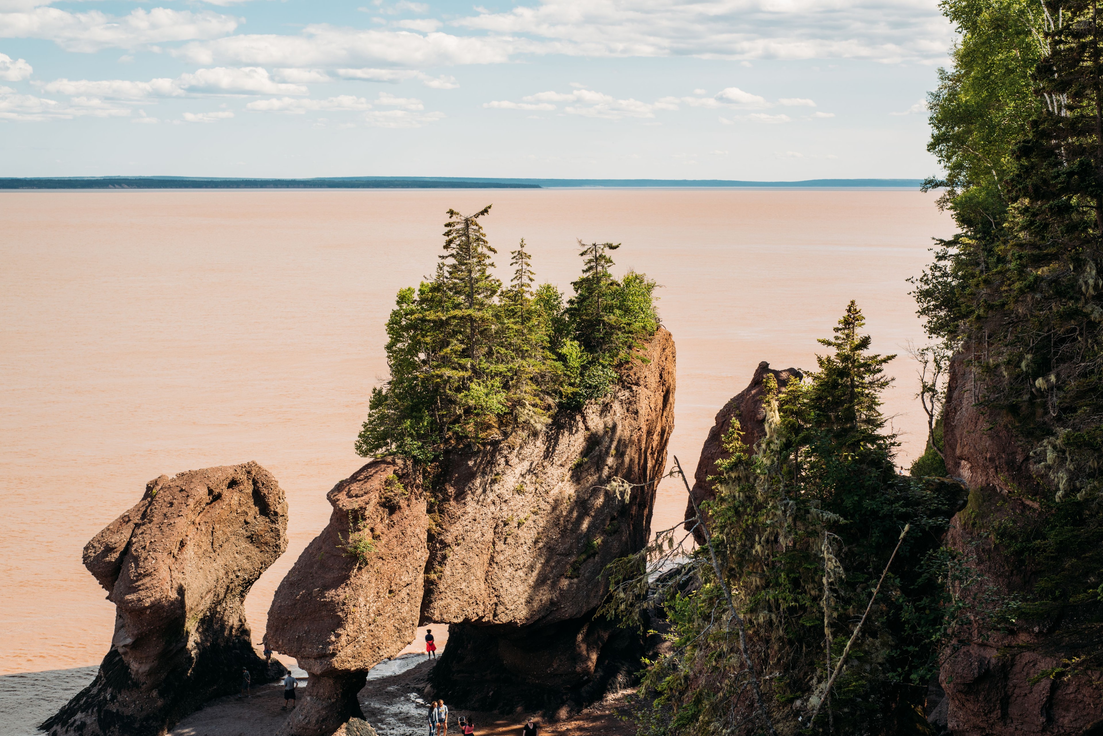 Hopewell Rocks on the Bay of Fundy, New Brunswick