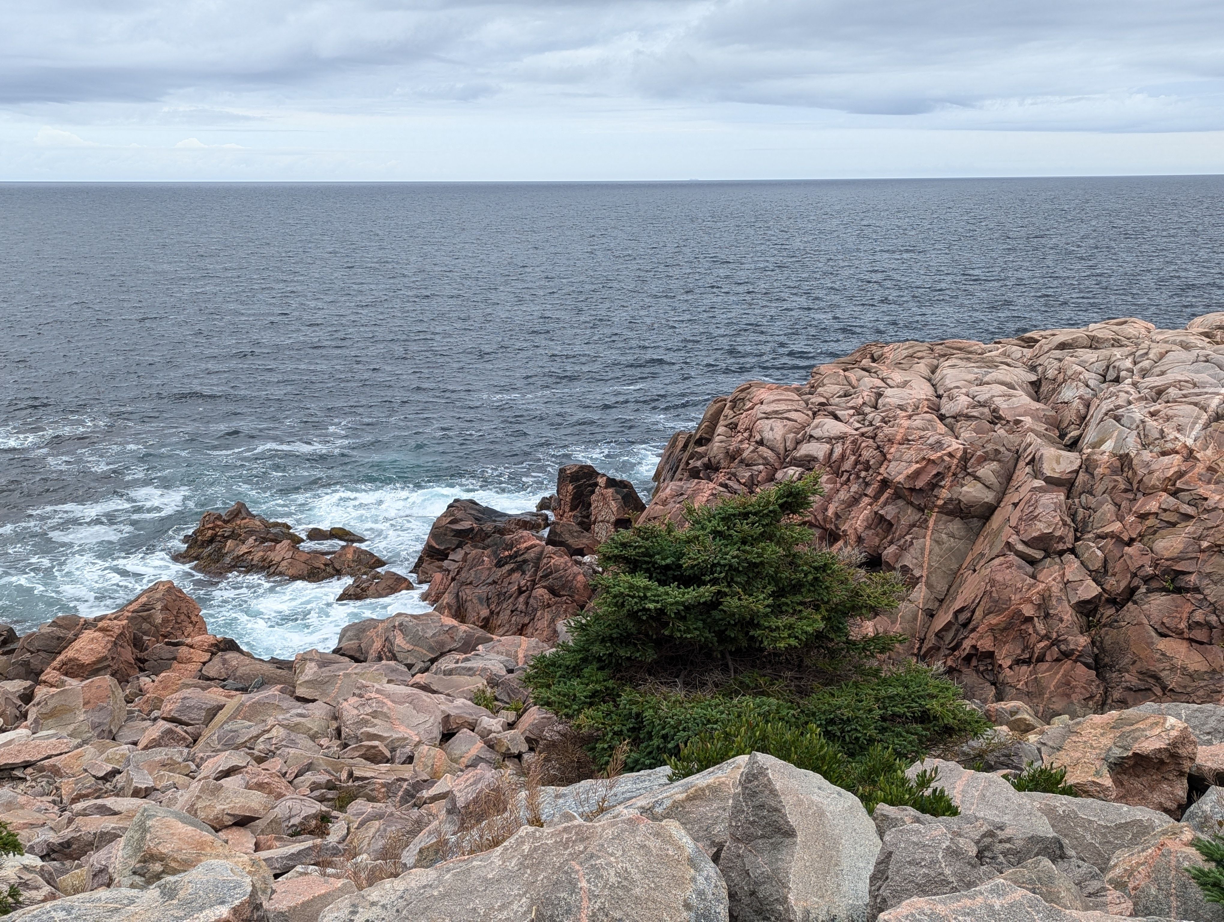 Rocky Atlantic coastline in eastern Canada