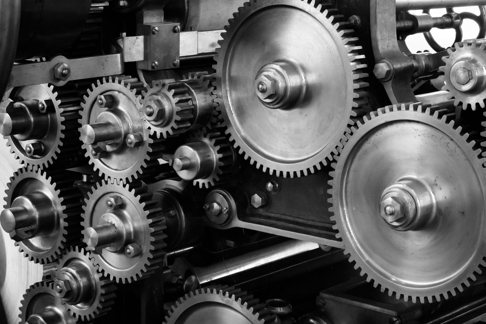 Precision machined metal gears