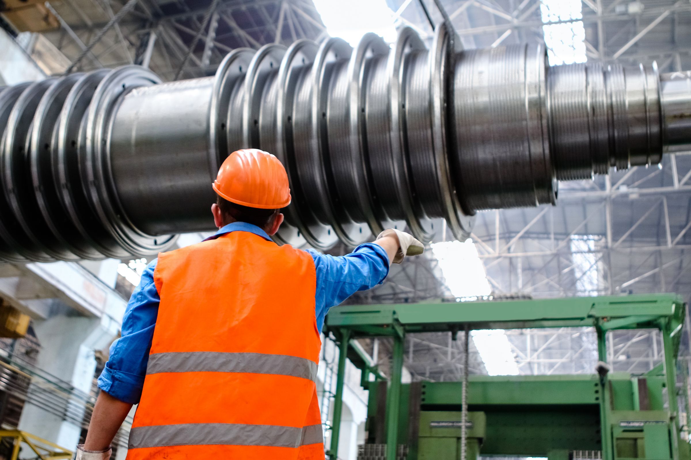 Concrete industrial plant structures